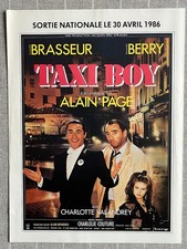 TAXI BOY berry brasseur  ancienne publicité magazine 21x28cm