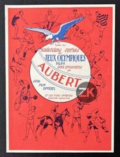 JEUX OLYMPIQUES Paris Olympic Games Olympiad Gaumont AUBERT Film Affichette 1924