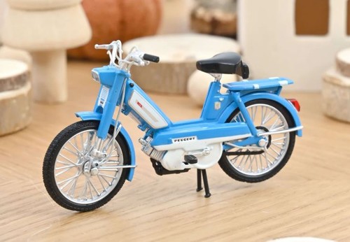 Norev 1972 moped blue - norev,