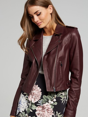 Veste cuir pour femme - en,