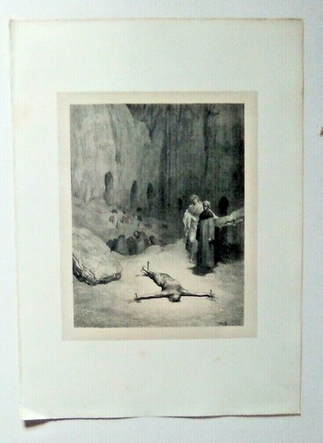 Gravure ancienne gustave doré - gravure,