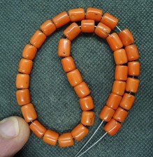 28cm Perles 7mm CORAIL Collier