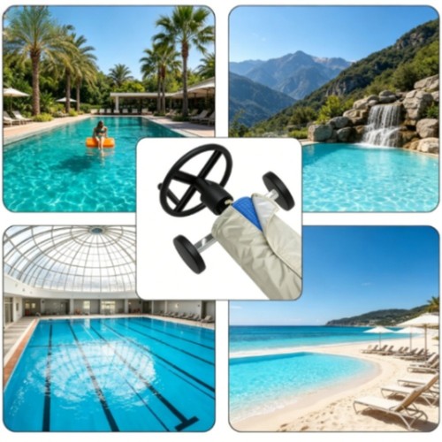 Couverture piscine pieds - de,