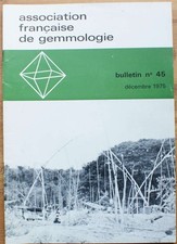 019144 - Association française de gemmologie - Bulletin N°45, décembre 1975