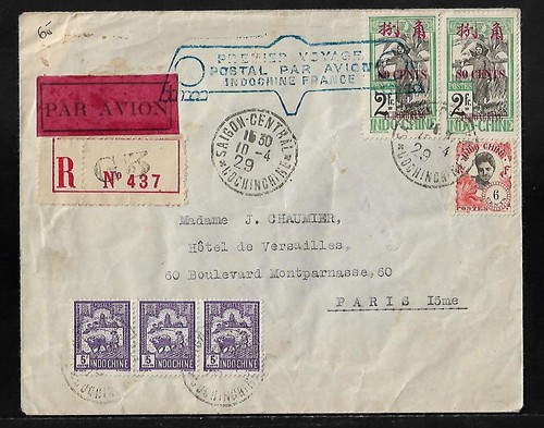 Indochine vers france poste - vers,