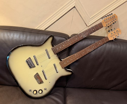 Danelectro double neck 12 - double, 6/12