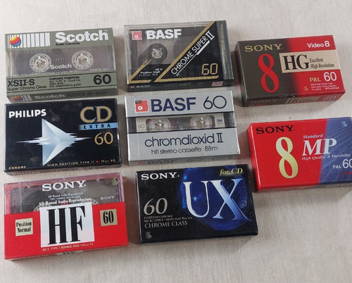 Lot anciennes cassettes - de,