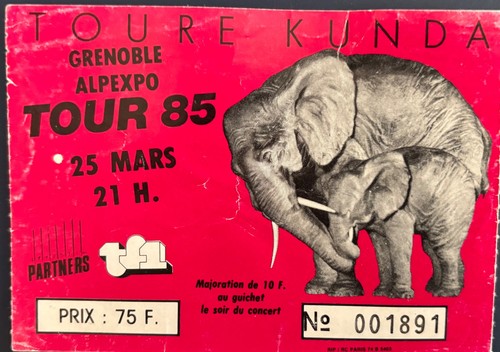 Billet concert toure kounda - billet,