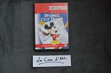 Disney Dessinez c'est Disney - Jeu PC Ordinateur FR TBE