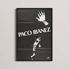 Affiche Collector Originale - Paco Ibanez - Polydor - 1975