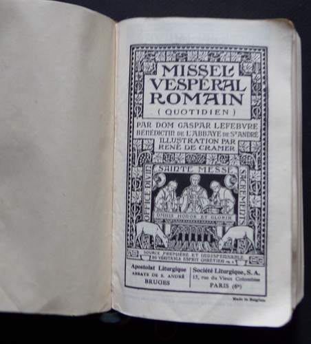 Missel vespéral romain - §§,