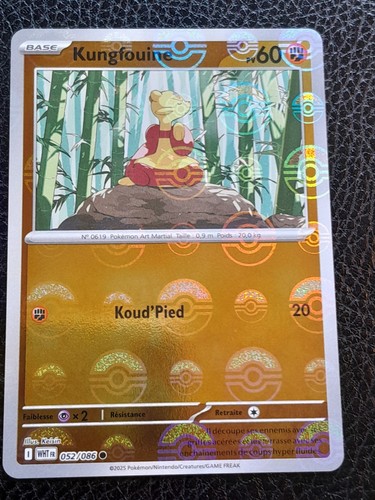 Carte pokémon kungfouine - carte,