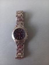 Montre ronde Bracelet  métal argenté Quartz  diam 2.5 cm