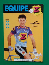CYCLISME carte  cycliste