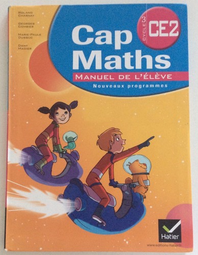 Cap maths ce2 manuel - cap, de