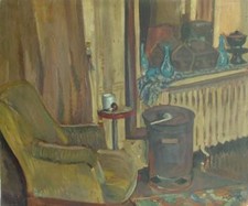 Jean DORVILLE (1902-1985) HsP 46x55cm 1945 Ecole de Paris Art Déco Nabi Fauvisme