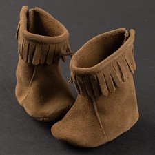 chaussure botte marron poupée