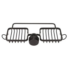 Étagère De Rangement Pour Robinet En Aluminium Et Plastique Deux Bacs Avec