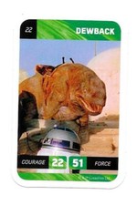 Carte Leclerc Star Wars "Han Solo" N°22 - Dewback (2018)