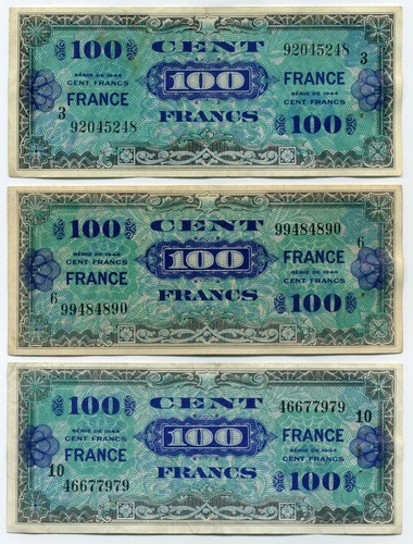 Lot billets de 100 - lot,