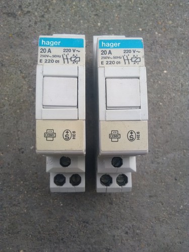 Contacteur hager o 2 - x, n.o.