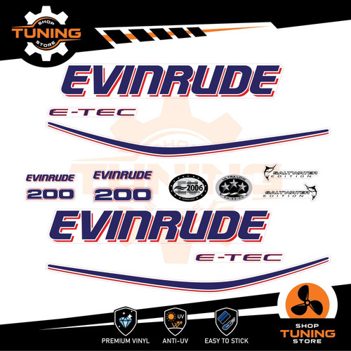 Kit autocollants pour moteur - kit,
