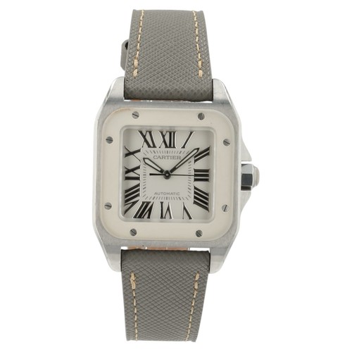Cartier santos 100 white dial - 100,
