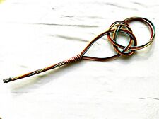  Tapette à tapis rotin tressé multicolore Ancienne