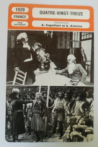 Carte fiche cinema 1920 - carte,