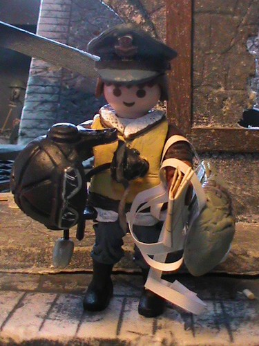 Playmobil custom pilot - pilot, raf