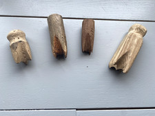 Lot de 4 anciens fendoirs de vannier-Vannerie-Osier-Vieux métier-Art populaire