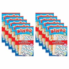 10 X Jumbo Livres De Bingo