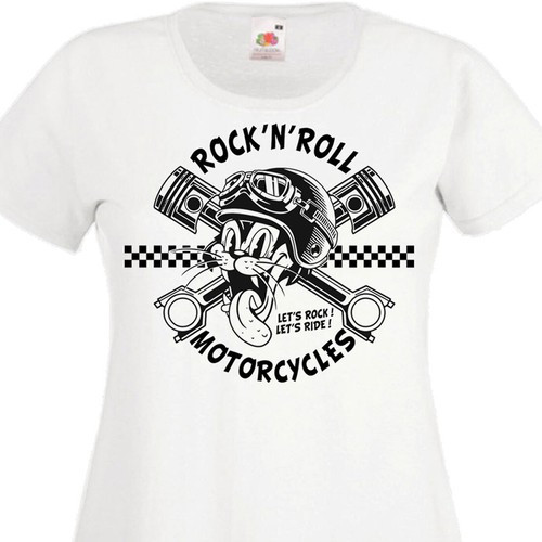 Shirt femme rock roll - femme, rock'n'roll