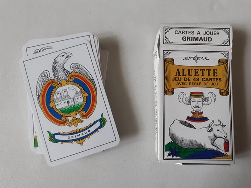 Jeu carte aluette dit - carte,