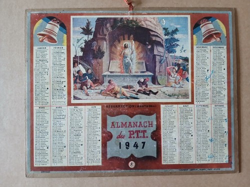 Calendrier ptt almanach - ptt, de