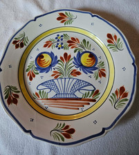 Assiette faience Henriot 