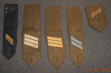 insignes tissu grades de