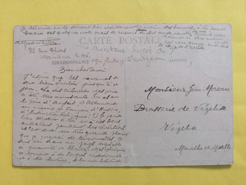 Cpa 1917 personnalité - cpa,