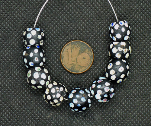 Lot perles verre murano ancien - murano,