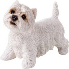 Figurine De Westie Peinte À