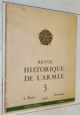 REVUE HISTORIQUE ARMEE 1950