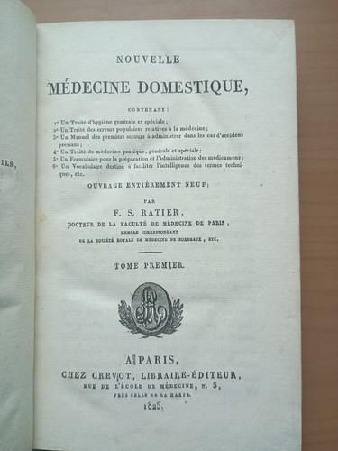 Nouvelle medecine domestique - medecine,