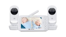 Motorola Nursery Babyphone Ease VM35-2 Écran Divisé de 5 Pouces Blanc 2 Caméras 
