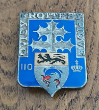 Insigne 110° RI Régiment d'Infanterie   /   2 Pastilles Drago Paris H114   /T164