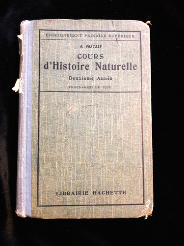 Cours histoire naturelle - d'histoire,