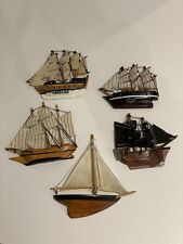 5 Maquettes Bateaux A Voiles