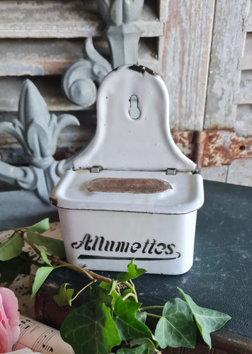 Ancienne boite emaille - boite,