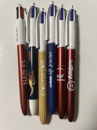 Lot stylos bic - de, 6