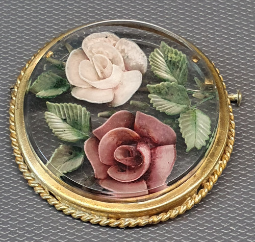Rare broche ancienne - , en