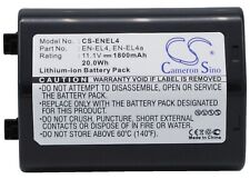 Batterie 1800mAh EN-EL4 EN-EL4a EN-EL4e Pour NIKON D2H D2Hs D2X D2Xs D3 D3S D3X
